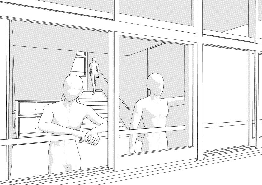 【3D】 学校の階段 クリスタ用3D素材データcs3o