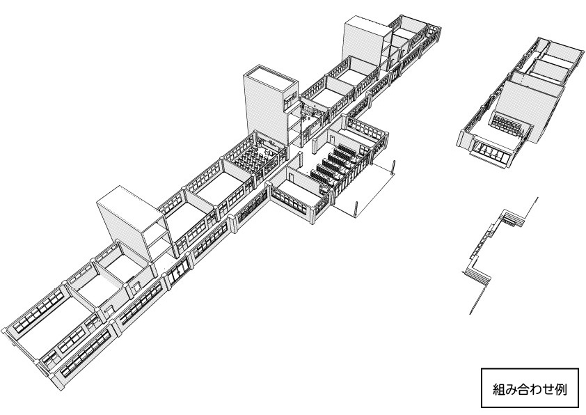 【3D】 学校の教室セット クリスタ用3D素材データcs3o