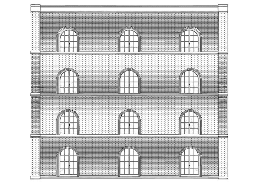 【3D】 洋風のバルコニー(独立) クリスタ用3D素材データcs3o