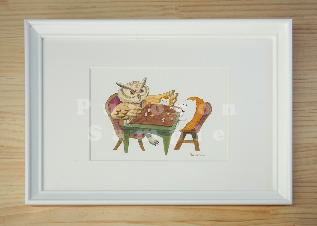 原画「おうちあそび」