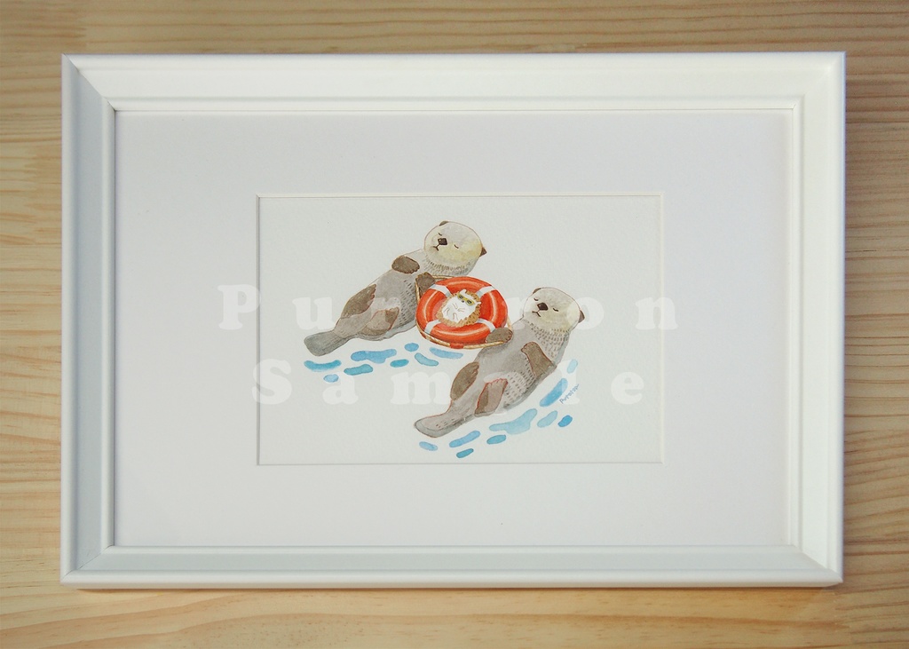 原画「はなれないように」