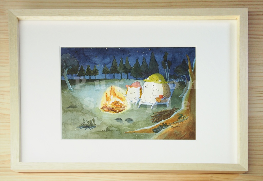 原画「夜のゆらめき」