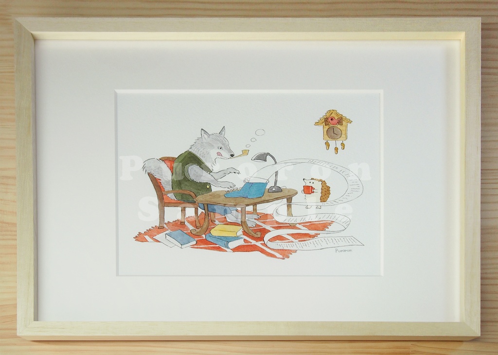 原画「ちょっと休憩しませんか」