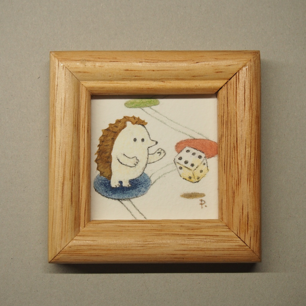 ミニ原画「道のりは長い」