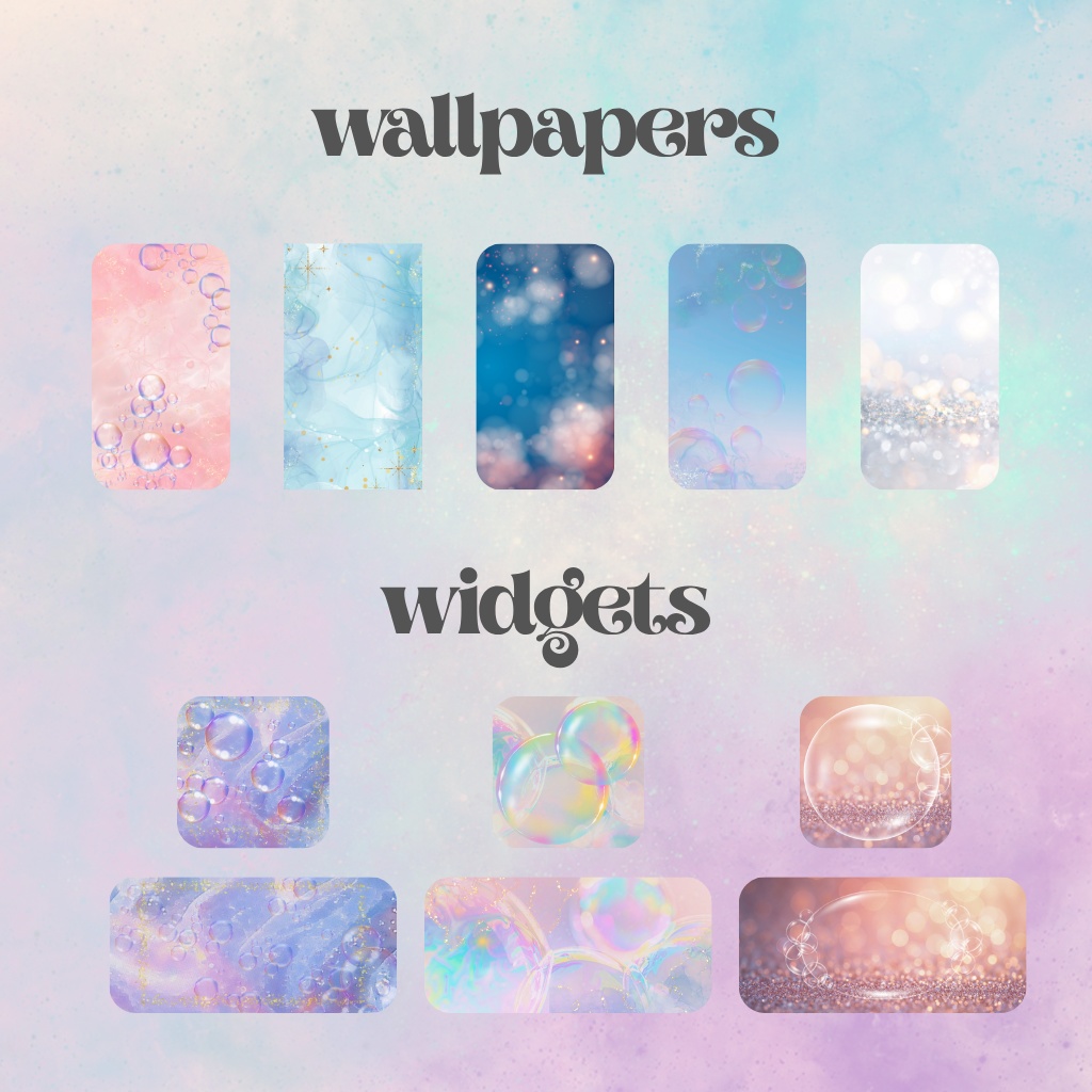 【111点セット】スマホ着せ替え「Pop Jerry」アイコンパック|ぷるぷるポップなパステルカラー