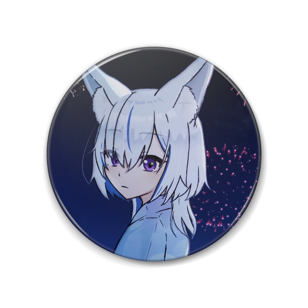 らぎにゃんの缶バッジその1