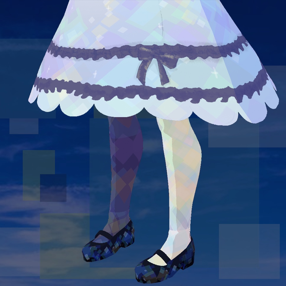 【Vroid】 プリズムワンピースセット