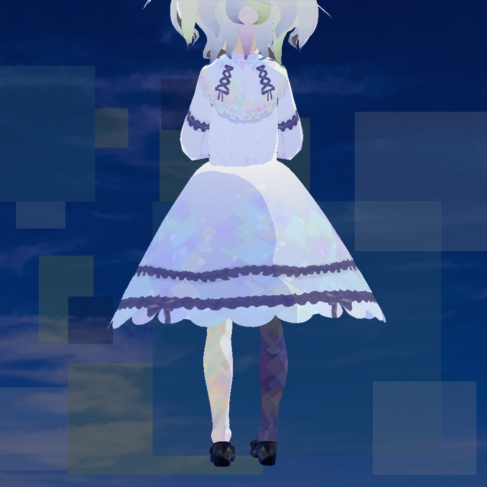 【Vroid】 プリズムワンピースセット