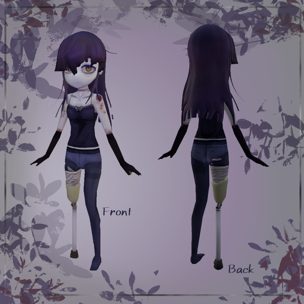 【オリジナル3Dモデル】病みガール