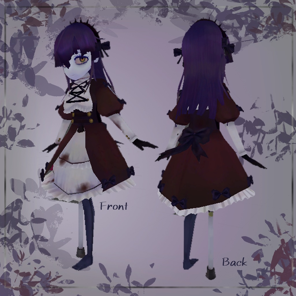 【オリジナル3Dモデル】病みガール