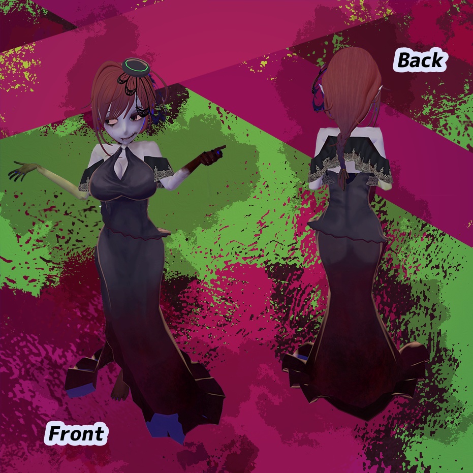 【オリジナル3Dモデル】アンデッドレディ