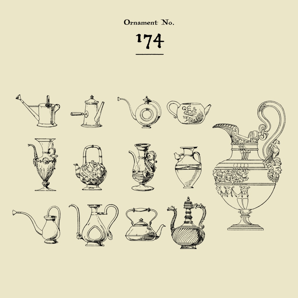 【装飾素材集】Ornament material vol.01|白黒無料/金銀有料