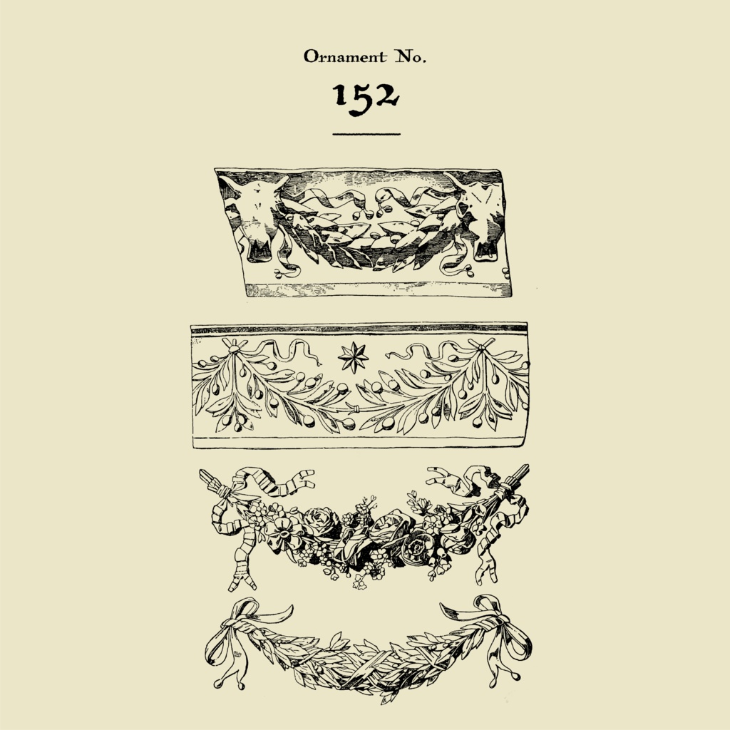 【装飾素材集】Ornament material vol.03|白黒無料/金銀有料