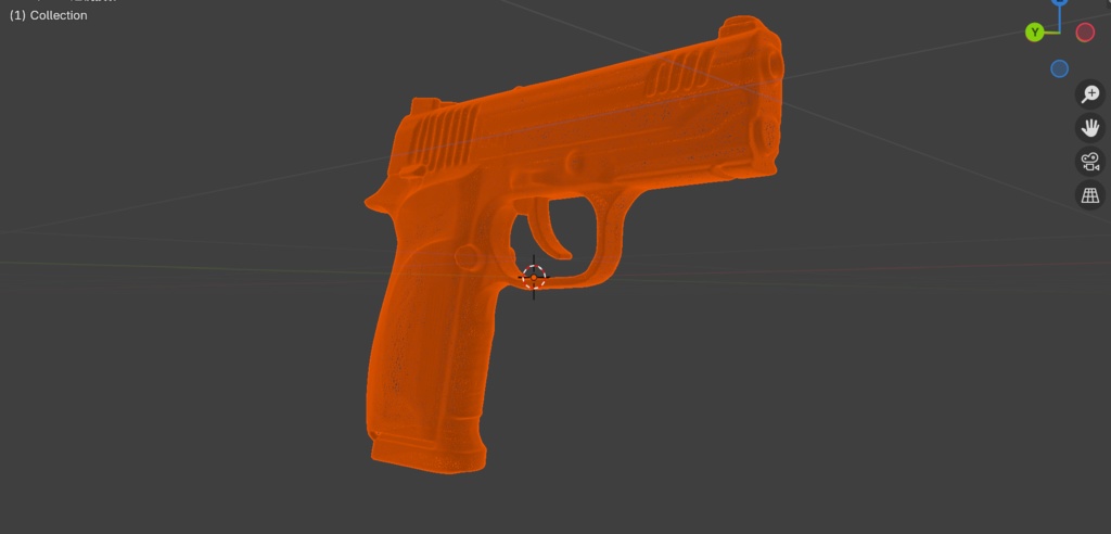 ハンドガン(3Dモデル)