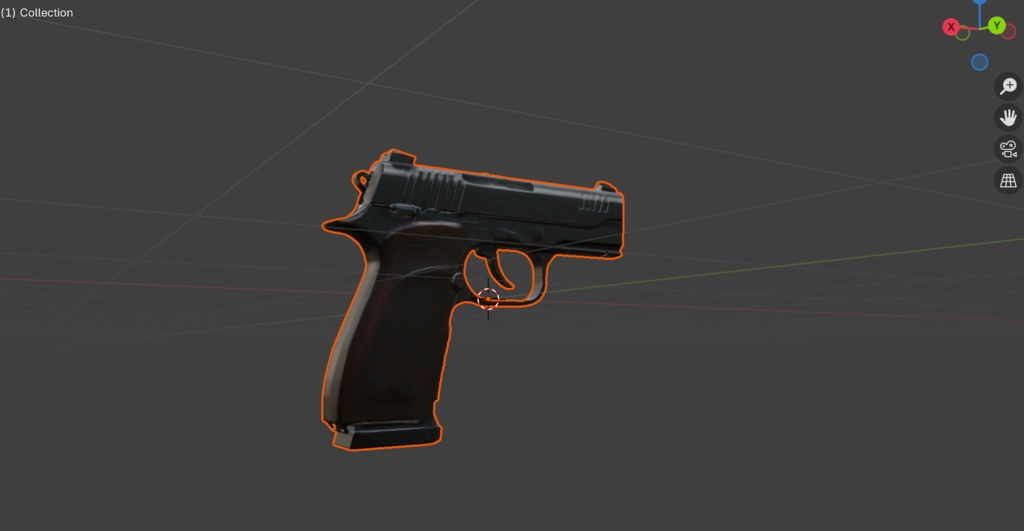 ハンドガン(3Dモデル)