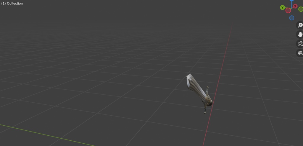 騎士の大剣(3Dモデル)