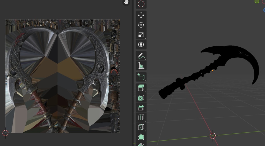 呪われた大鎌(3Dモデル)