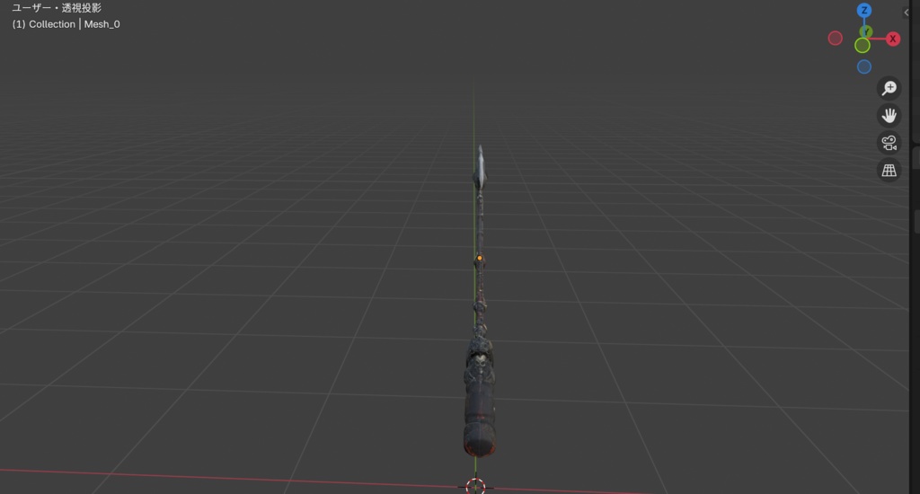 呪われた大鎌(3Dモデル)