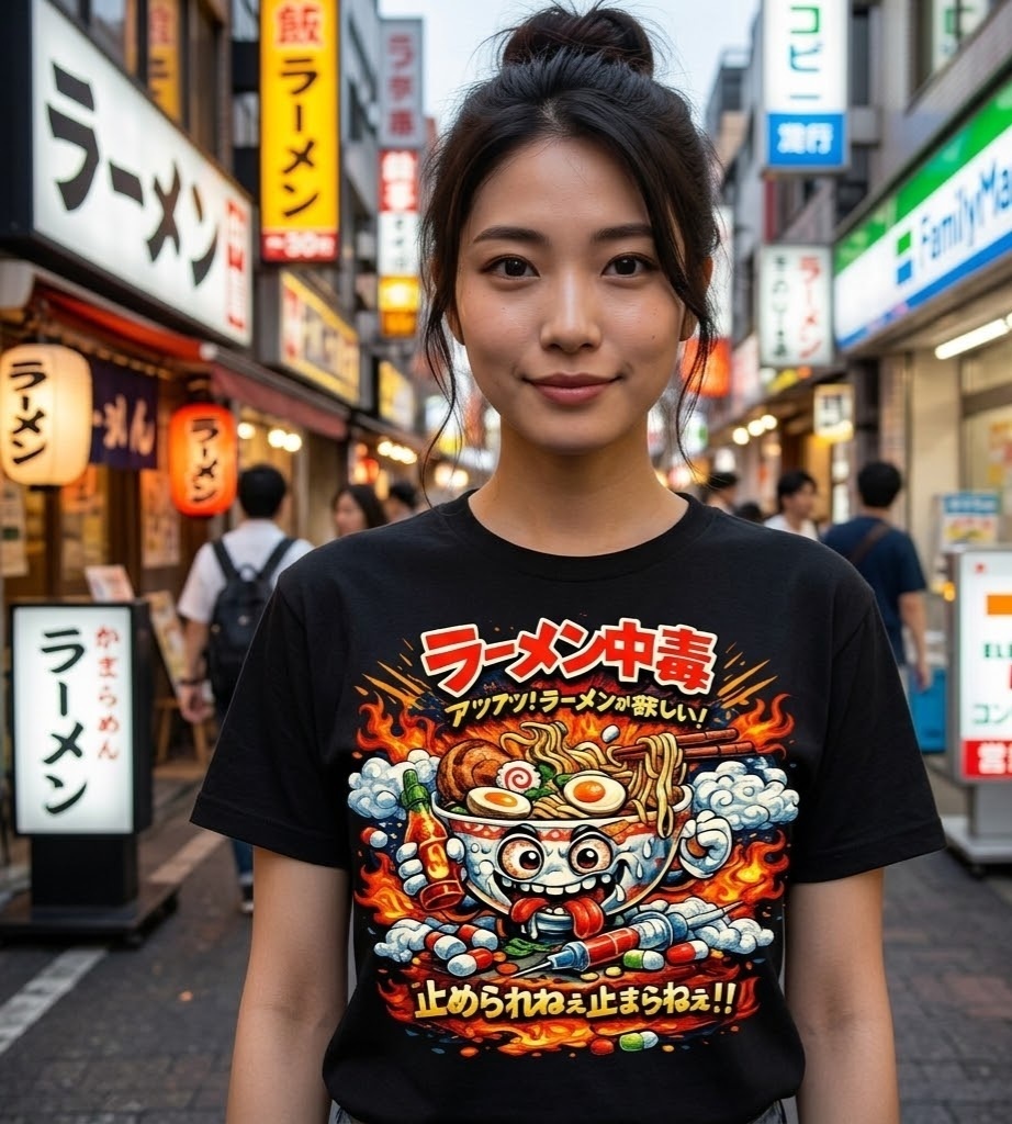 Kawaii Ramen Design Bundle – Cute Anime Food T-Shirt & Sticker Pack, Japanese Street Food Graphics Collection