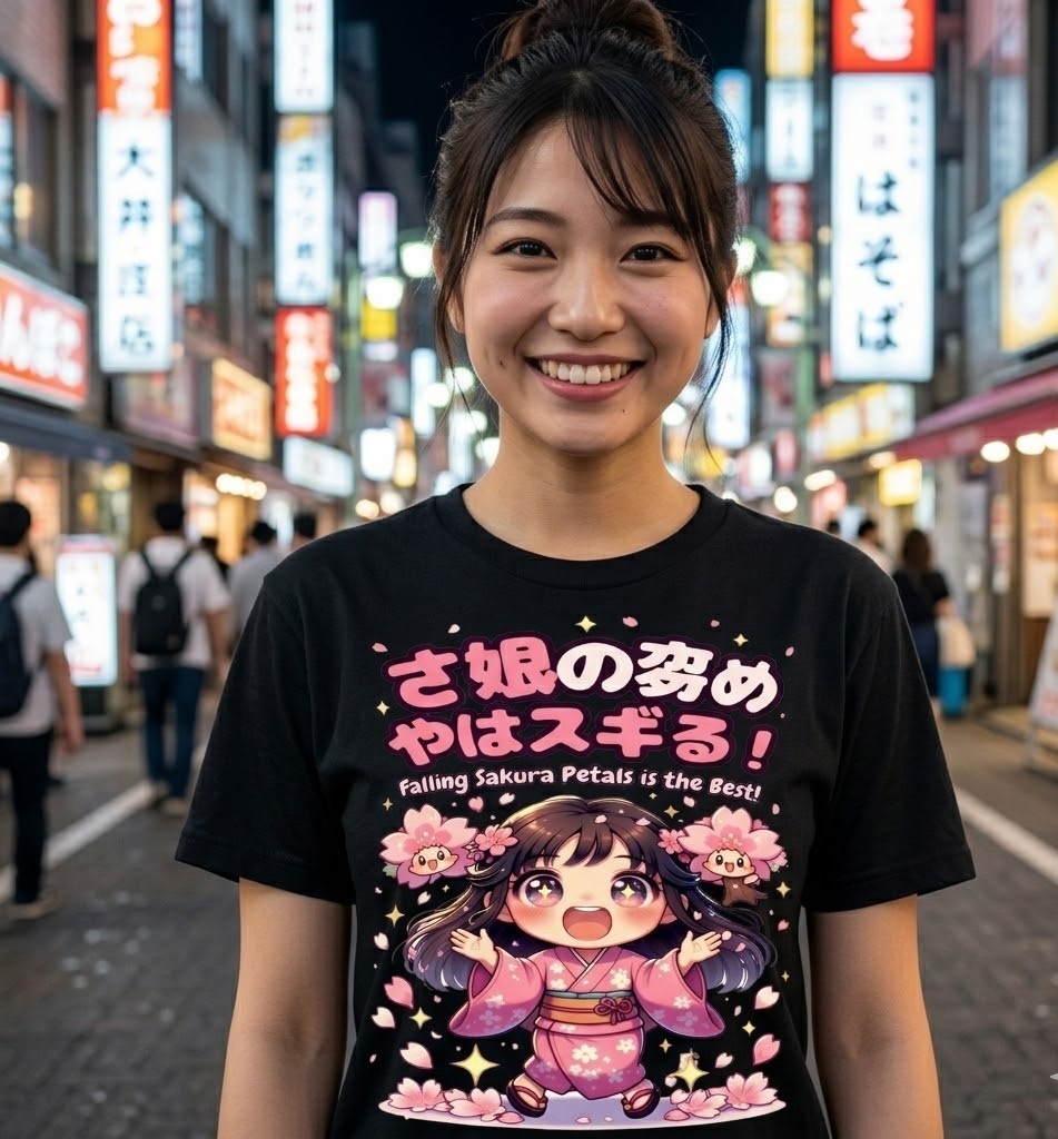 Kawaii Anime T-Shirt & Sticker Bundle โ Cute Japanese Aesthetic Designs | Printable Merch Pack