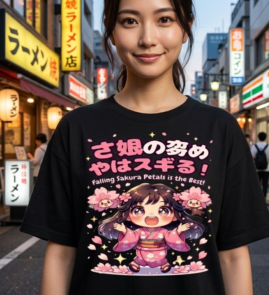 Kawaii Anime T-Shirt & Sticker Bundle โ Cute Japanese Aesthetic Designs | Printable Merch Pack