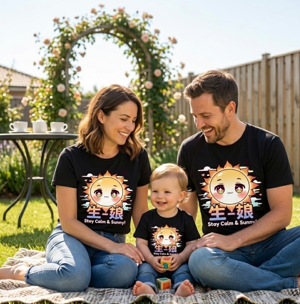 Kawaii Anime T-Shirt & Sticker Bundle โ Cute Japanese Aesthetic Designs | Printable Merch Pack