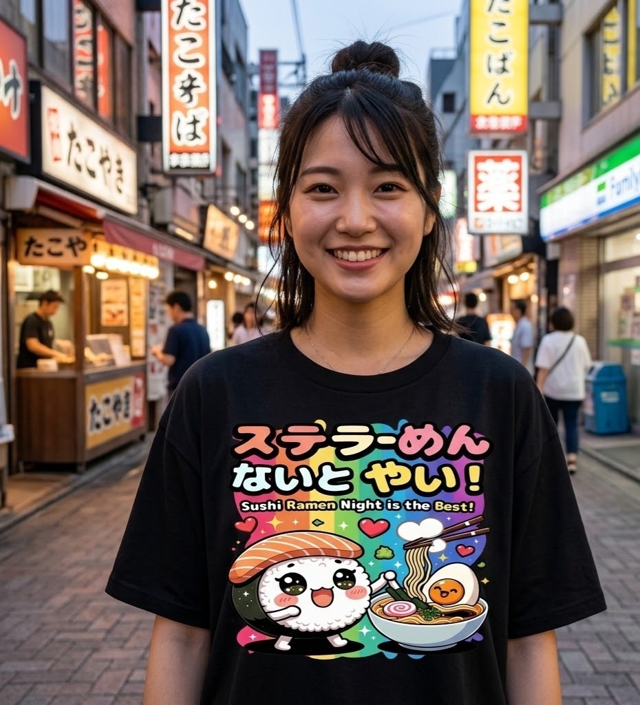 Kawaii Anime T-Shirt & Sticker Bundle โ Cute Japanese Aesthetic Designs | Printable Merch Pack