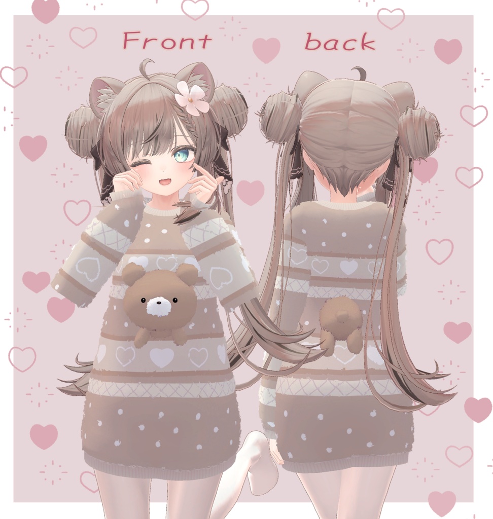 【VRChat】くまさん貫通セーター