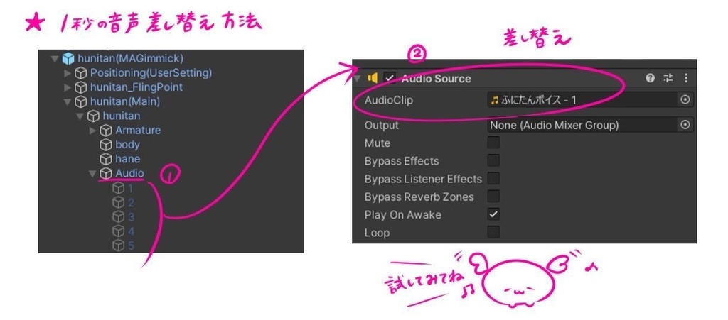 【VRChat】ふにたん【MA対応ギミック入り】