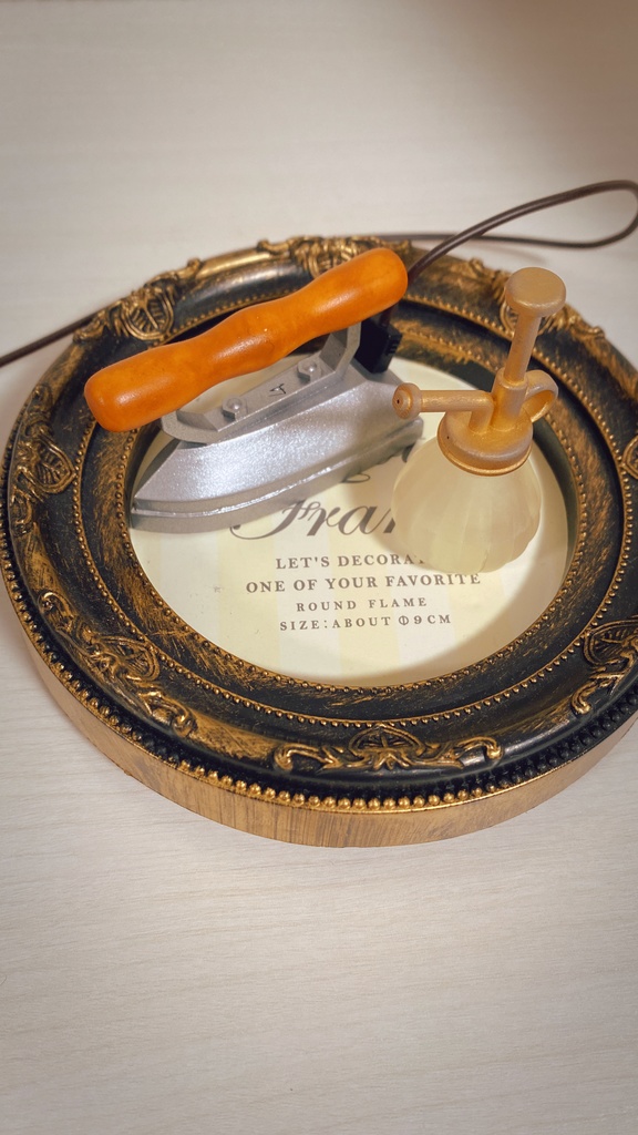 1/3スケール レトロアイロン&霧吹き