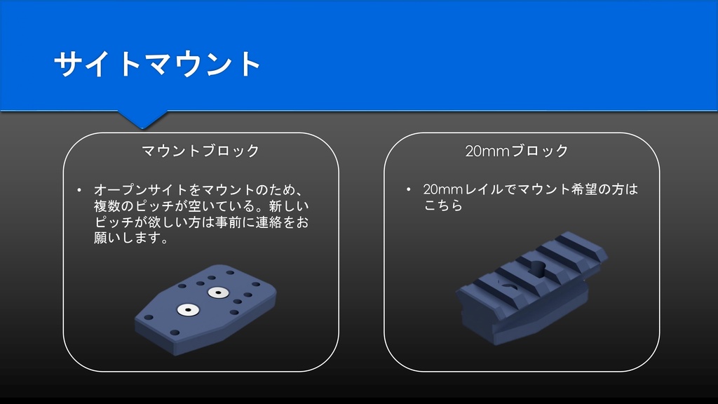 【終了】【Gen3.0】ブルアカ ノア銃 カービンキットのみ