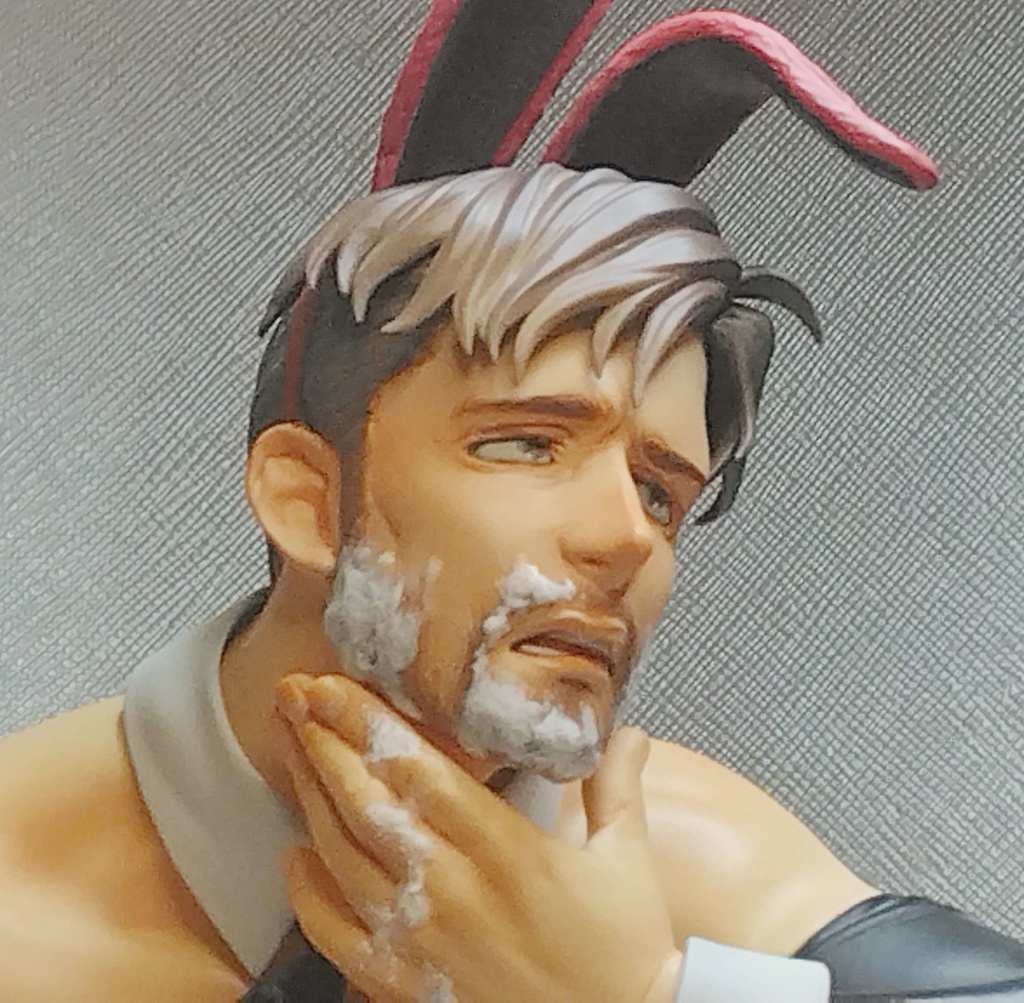 「髭剃りバニー」オリジナルガレージキット