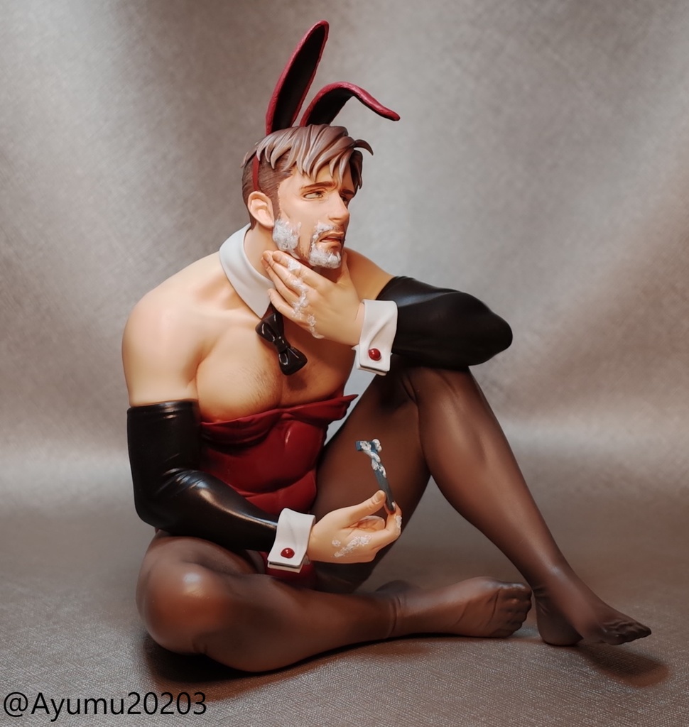 「髭剃りバニー」オリジナルガレージキット