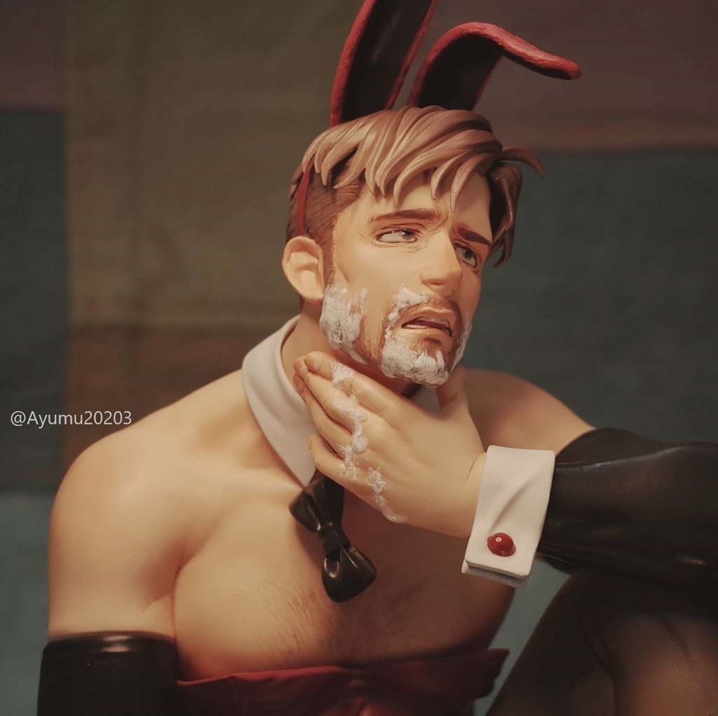 「髭剃りバニー」オリジナルガレージキット