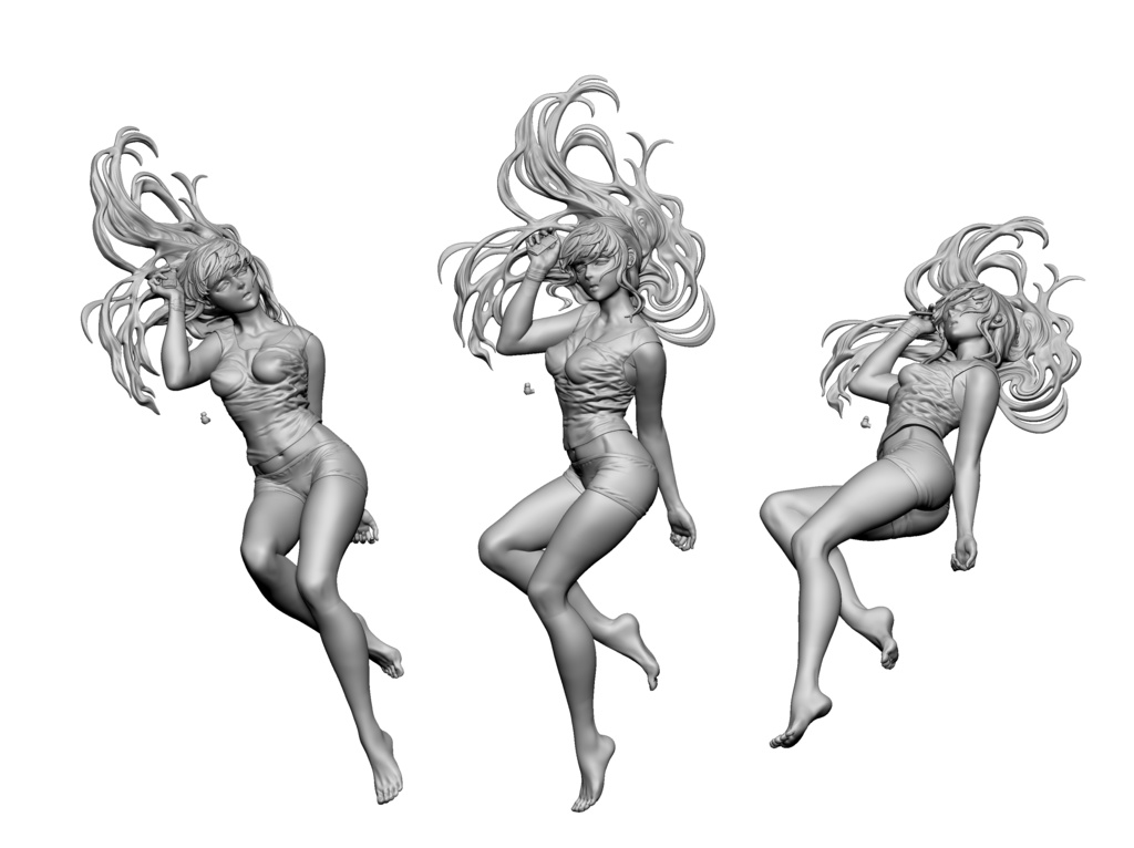 マリア(Oneday for Maria) 3Dプリント向けSTLモデルデータ