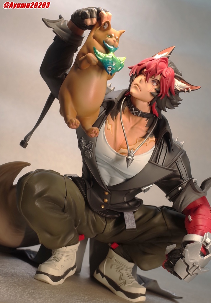 「泥棒猫と狛野真斗」未塗装未組立てガレージキット