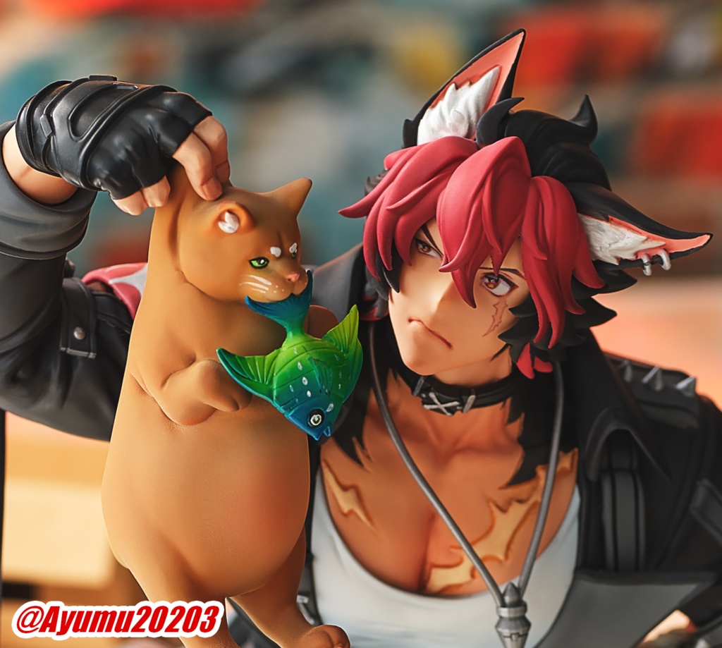 「泥棒猫と狛野真斗」未塗装未組立てガレージキット