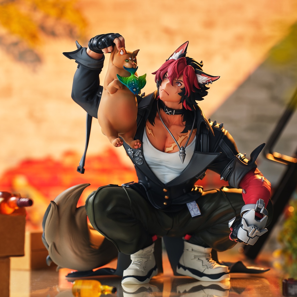 「泥棒猫と狛野真斗」未塗装未組立てガレージキット