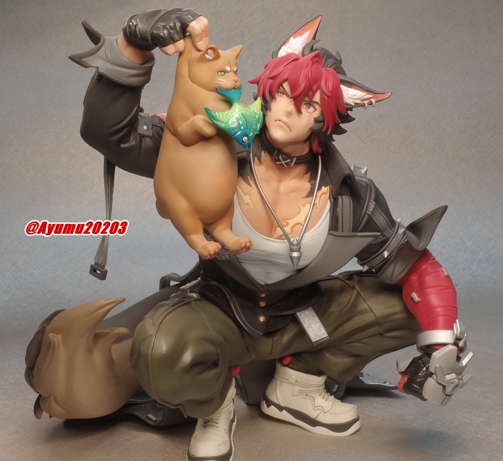 「泥棒猫と狛野真斗」未塗装未組立てガレージキット