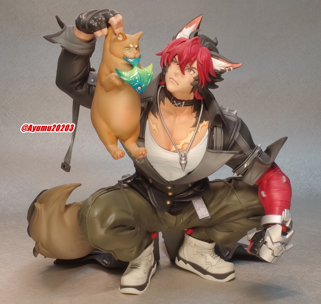 「泥棒猫と狛野真斗」未塗装未組立てガレージキット