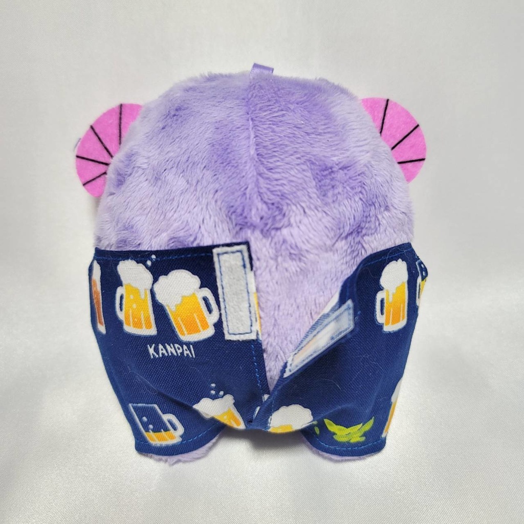 ビールのサロペット【ネイビー・アイボリー】