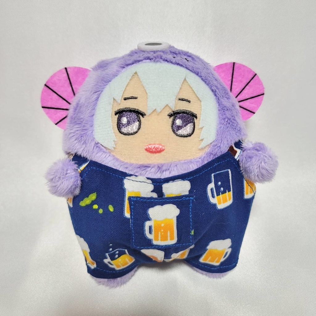 ビールのサロペット【ネイビー・アイボリー】