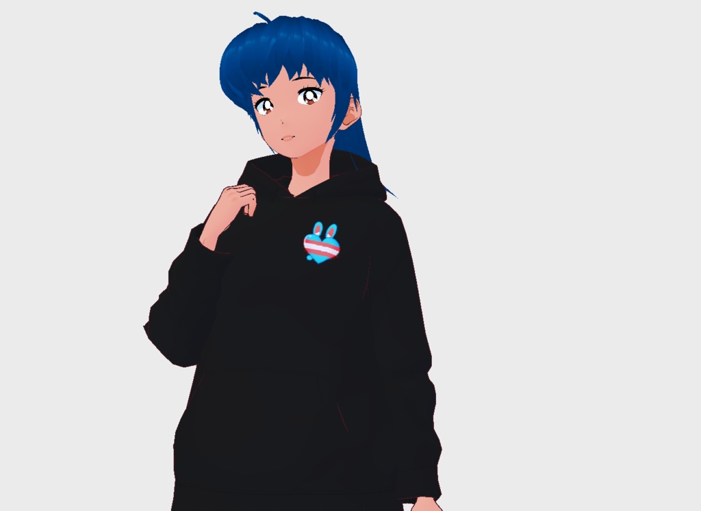 [Vroid] Free Sweater: Bunnies for Trans Rights!