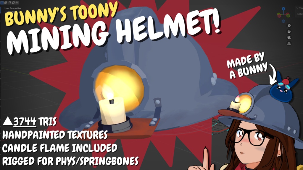 Toony Mining Helmet