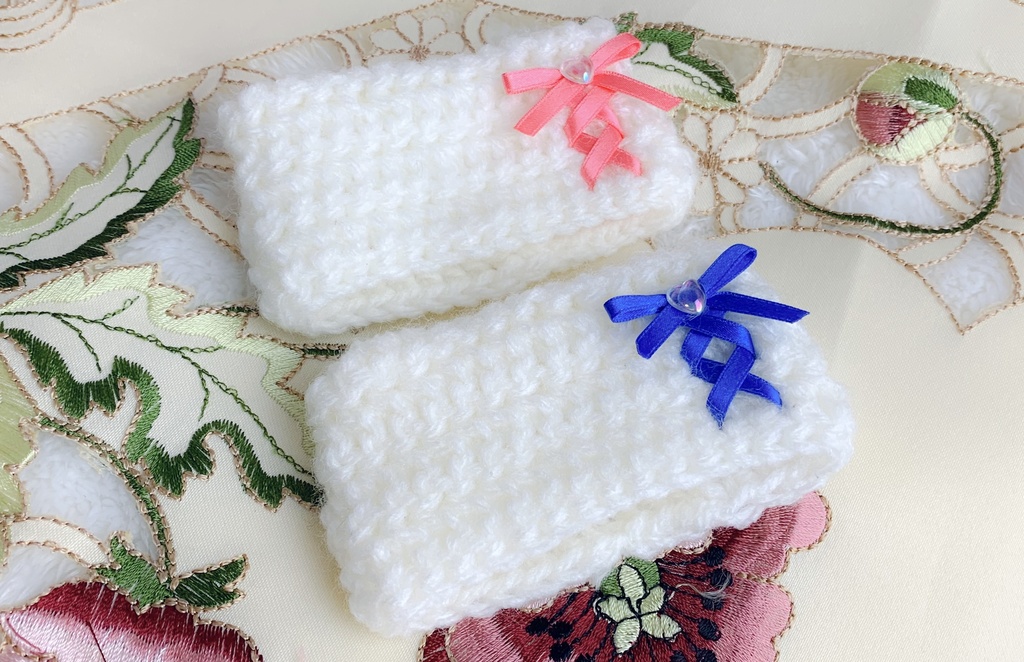 あみこみリボン(あお)