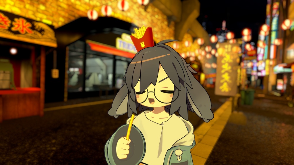 【3アバターMA対応】あたまポテトギミック!【VRChat想定】