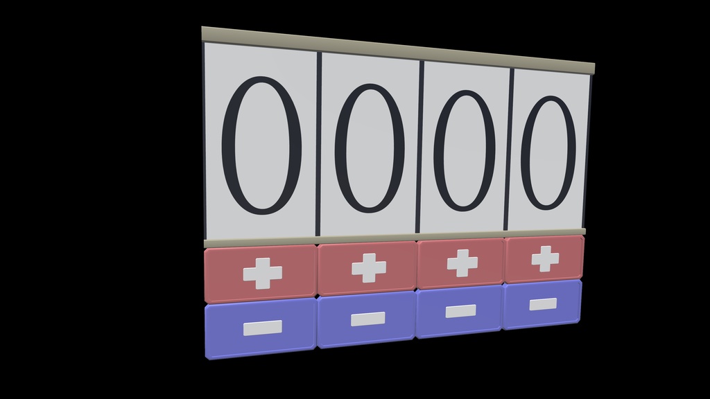 カウントギミック 【VRChatワールドギミック】