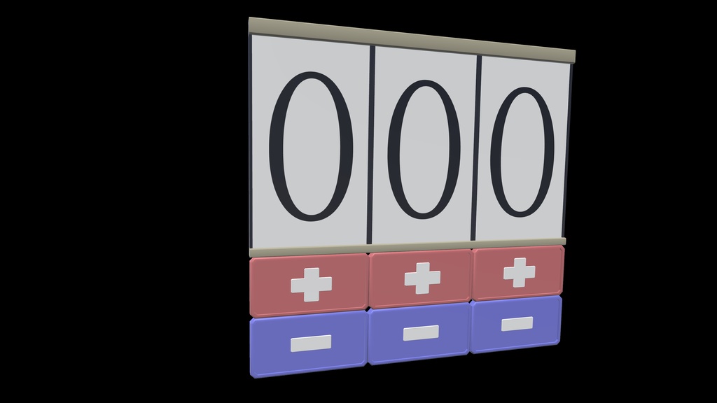 カウントギミック 【VRChatワールドギミック】