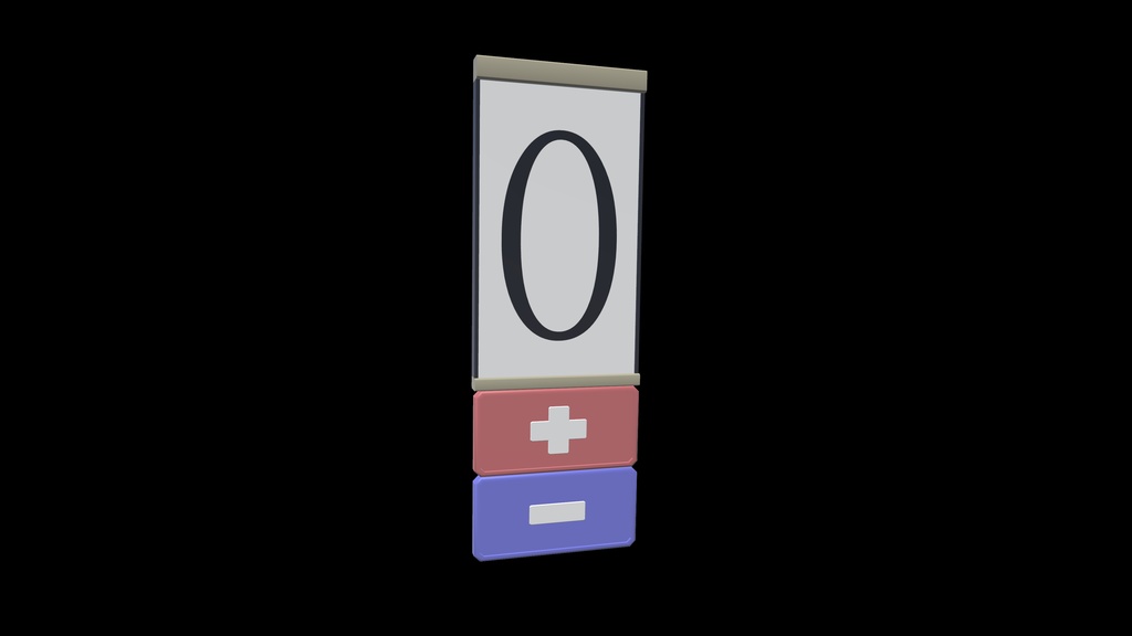 カウントギミック 【VRChatワールドギミック】