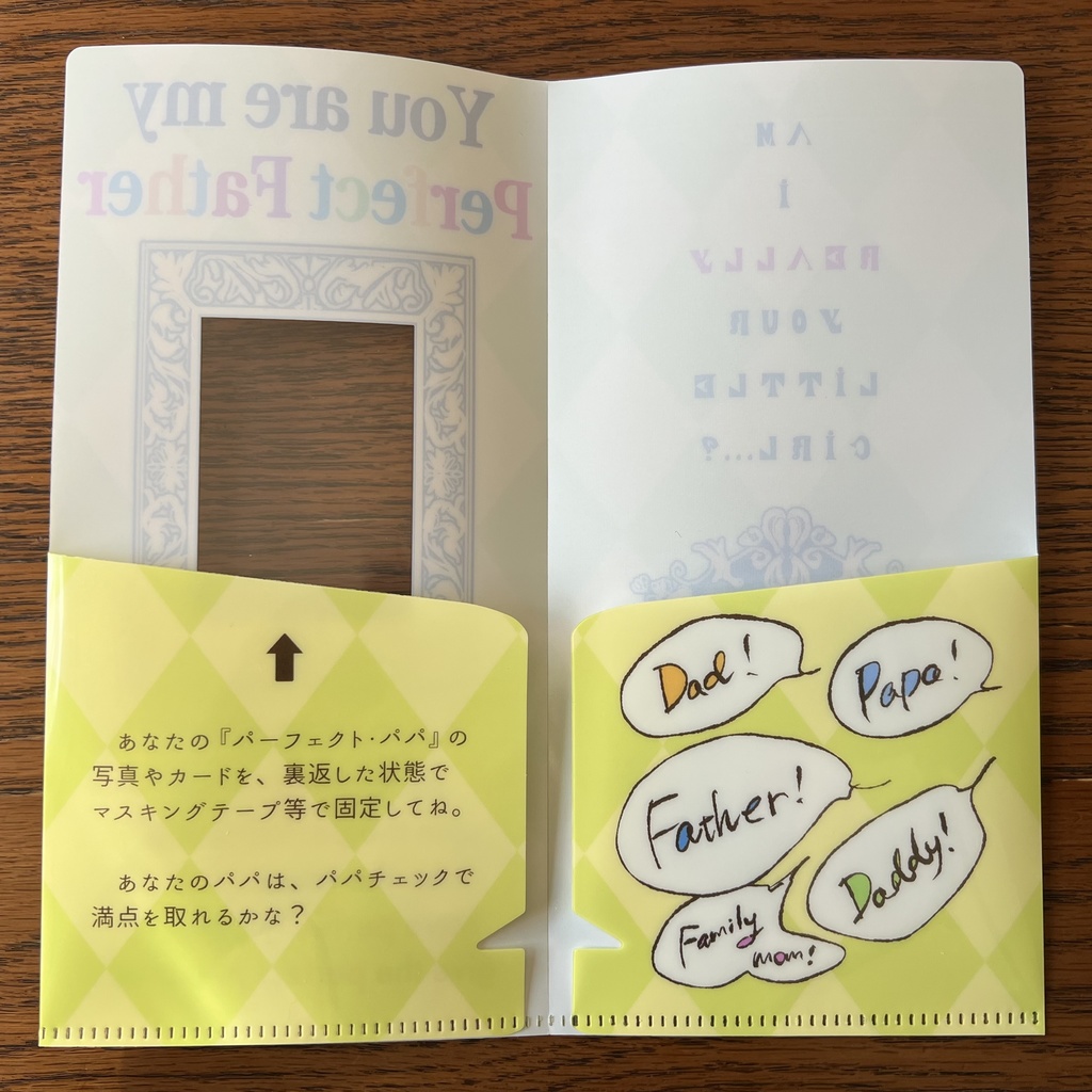 チケットホルダー(完璧なパパ!)